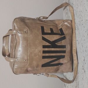 Vintage 70’s/80’s LEATHER Nike Travelite Bag